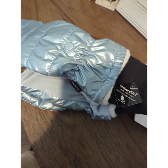 Isotoner Pongee and Fleece Insulated Flip Top Mittens NWT - Picture 3 of 4